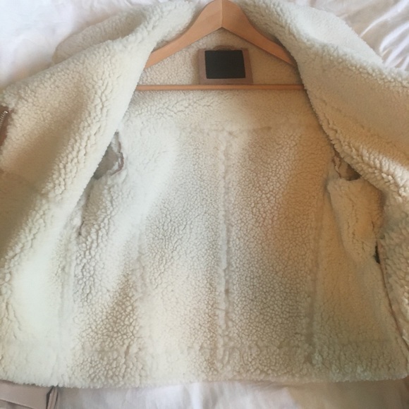 ❌ SOLD on FB ❌ All Saints Shearling Jacket Medium - Picture 11 of 15